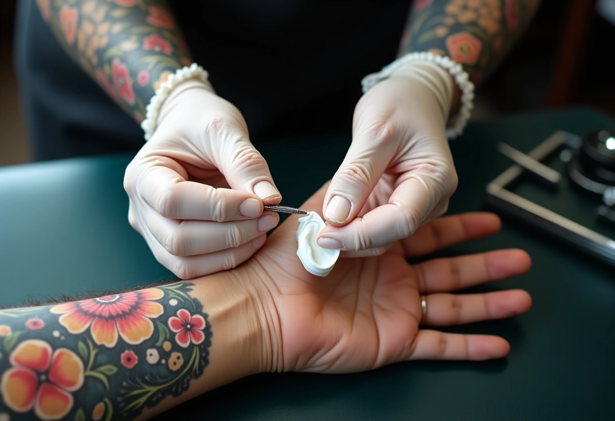 après-tatouage  crème